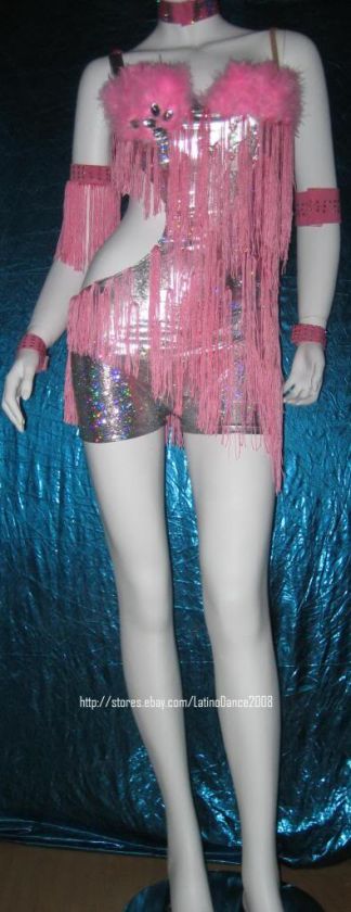 LATIN SALSA BALLROOM SHOW COMPETITION DRESS SIZEM(LH8)  