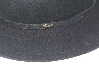 Bailey of Hollywood 100% Wool Med Hat Black WPL 5923  