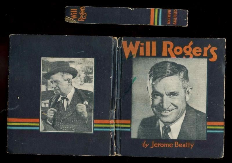 1935 antique WILL ROGERS story JEROME BEATTY pictures  