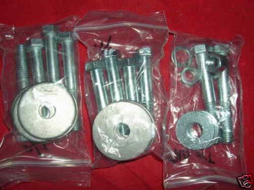 68 69 70 71 Chevelle El Camino Conv body mount bolt kit  