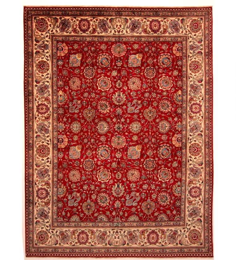 Area Handmade Persian Tabriz Wool Rugs 10 x 13  