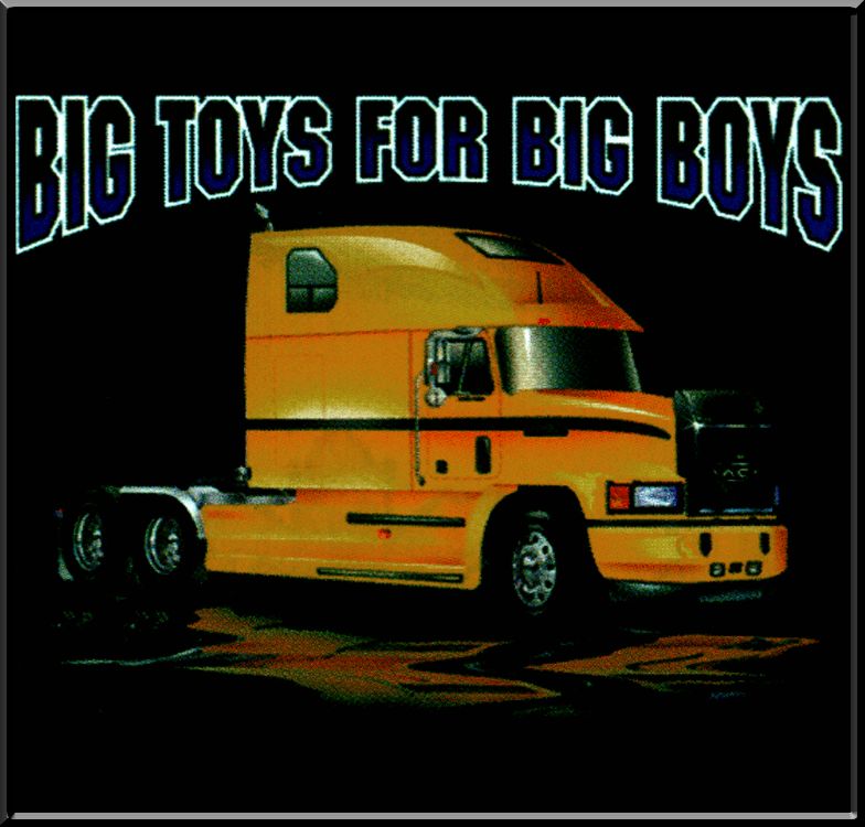 Big Toys 4 Boys Semi Truck T Shirt KIDS 6 8,10 12,14 16  