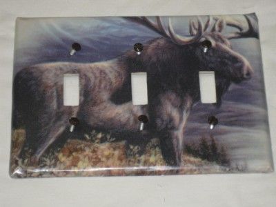   ARE BUYING A MOSSY OAK CAMO/BEAR/DEER/MOOSE SINGLE LIGHT SWITCH COVER