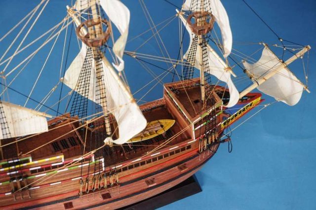 Mayflower 20 Wooden Tall Model Ship Musuem Quality  