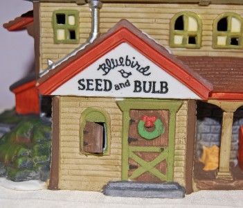 Dept.56 NEW ENGLAND BLUEBIRD SEED AND BULB MIB NICE  