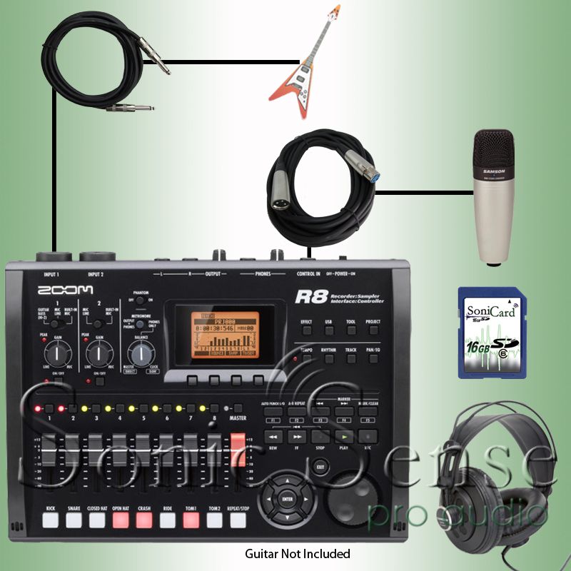 Zoom R8 R 8 Track Multi Channel Digital Studio Recorder  