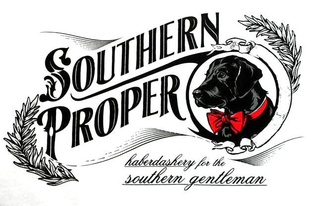   SOUTHERN PROPER DOG WITH TIE STICKER DECAL VINYARD TIDE MARSH NEW