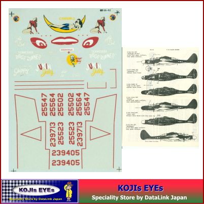 Microscale Decal 48 42 for 1/48 P 61 Black Widows with Nose Art Decal 